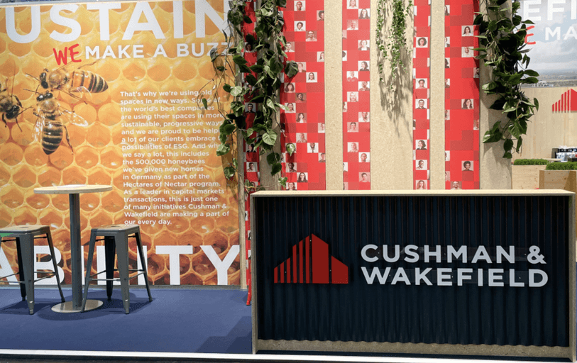 Bienenschutz am Messestand