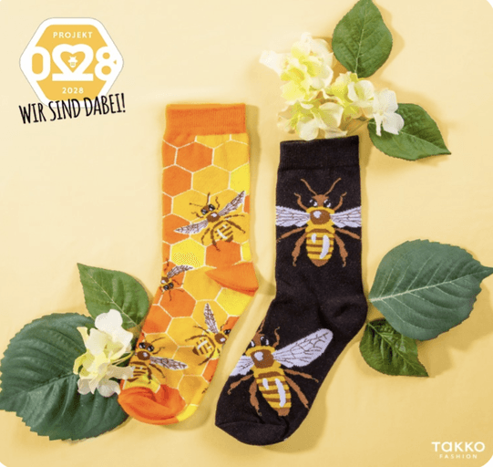 Bienenschutz in Sockenform